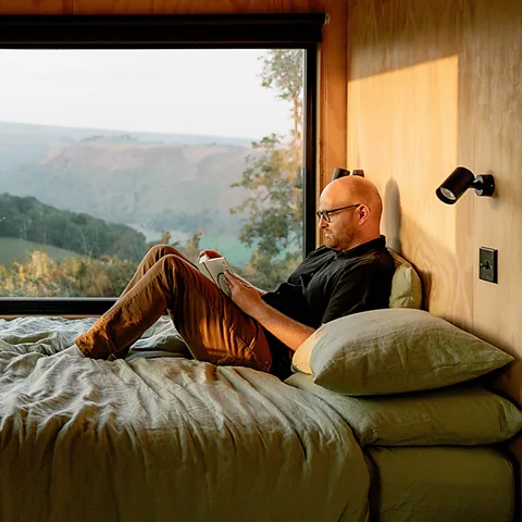 Ceramic cup detail on wooden surface